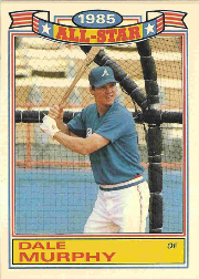 1986 Topps Glossy All-Stars Gray Stock Baseball Cards     018      Dale Murphy